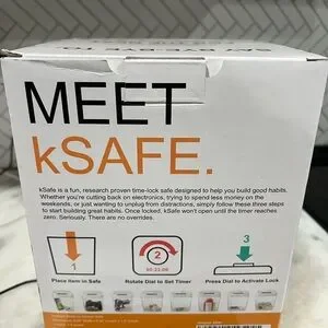 ksafe | Other | Ksafe Time Locking Container Medium Timed Lock Box For ...